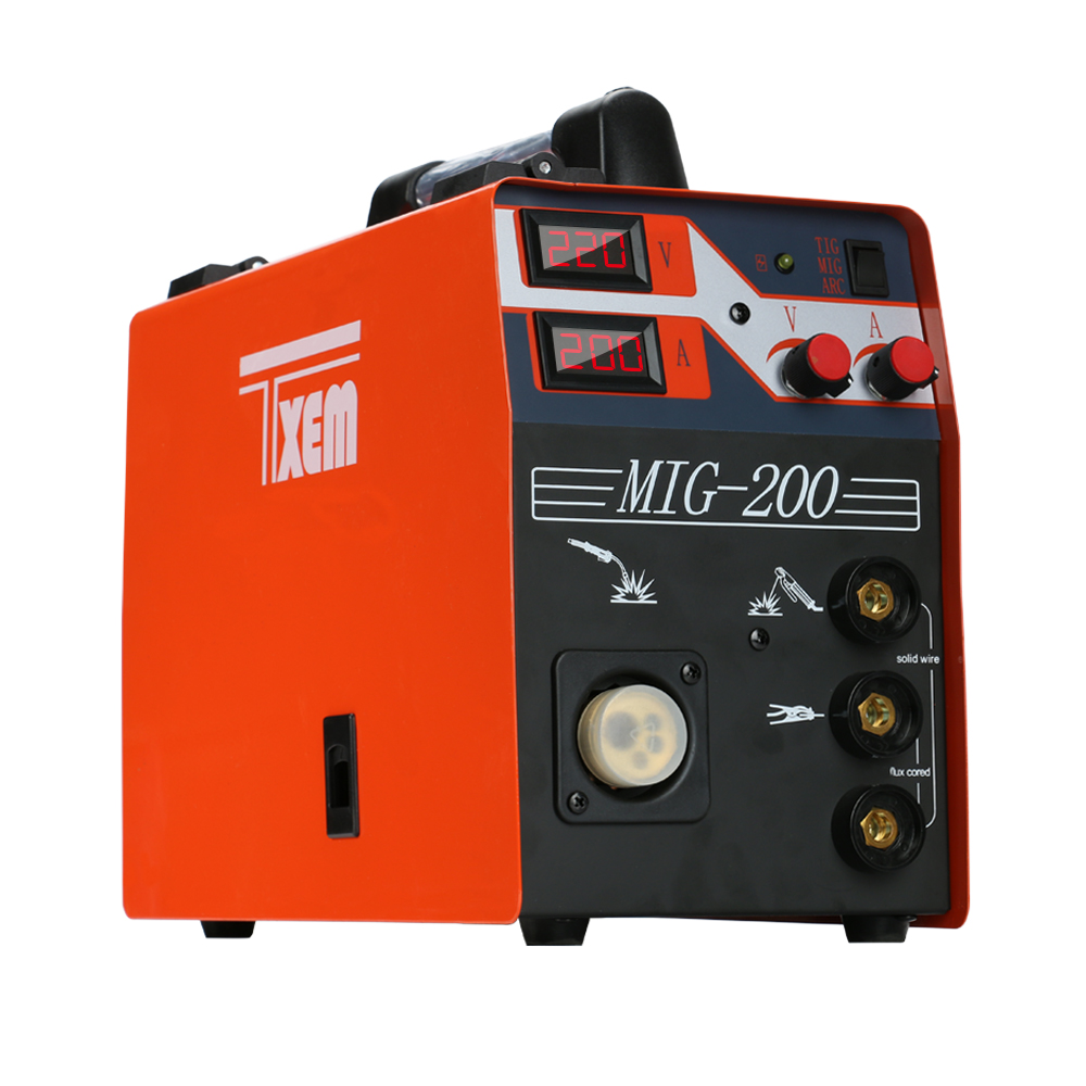 Hot sale single phase 220V 5 in 1 mma gas CO2 gasless mig mag tig welder