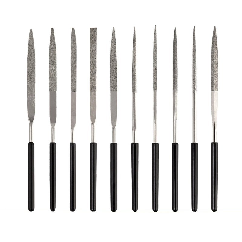 DL352410 Diamond Assorted Steel File Set Metal Grinding Tool
