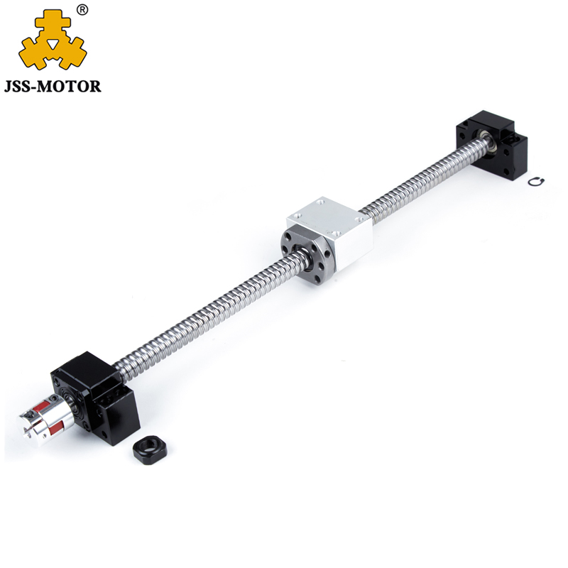 1605 шариковый винт 1500 мм с конечной обработкой BK12BF12 + шариковая гайка SFU1605 + Опорная гайка BK12BF12 + Корпус шариковой гайки + муфта