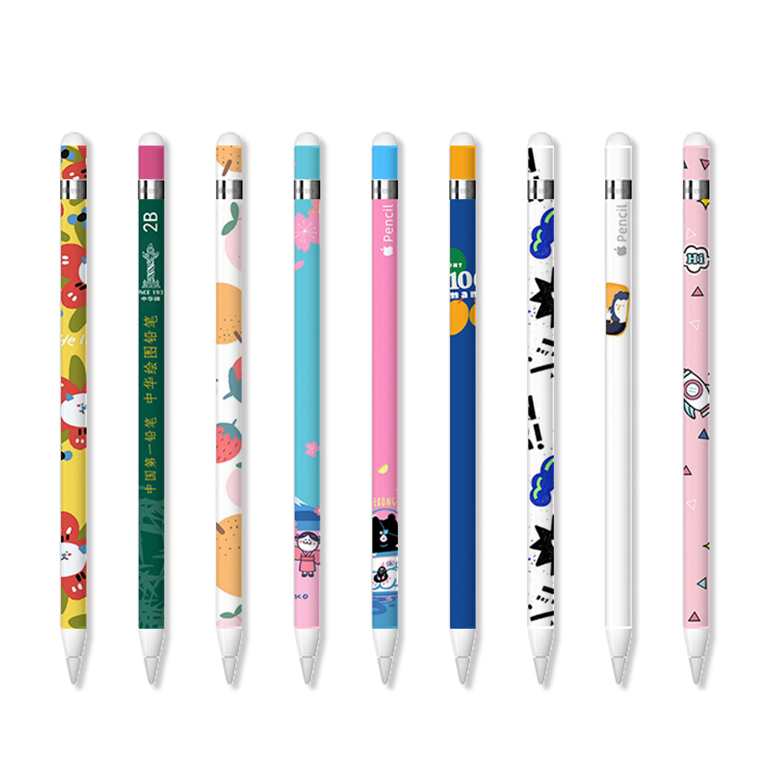 Заводская цена пользовательские наклейки кожи для apple pencil 1 2