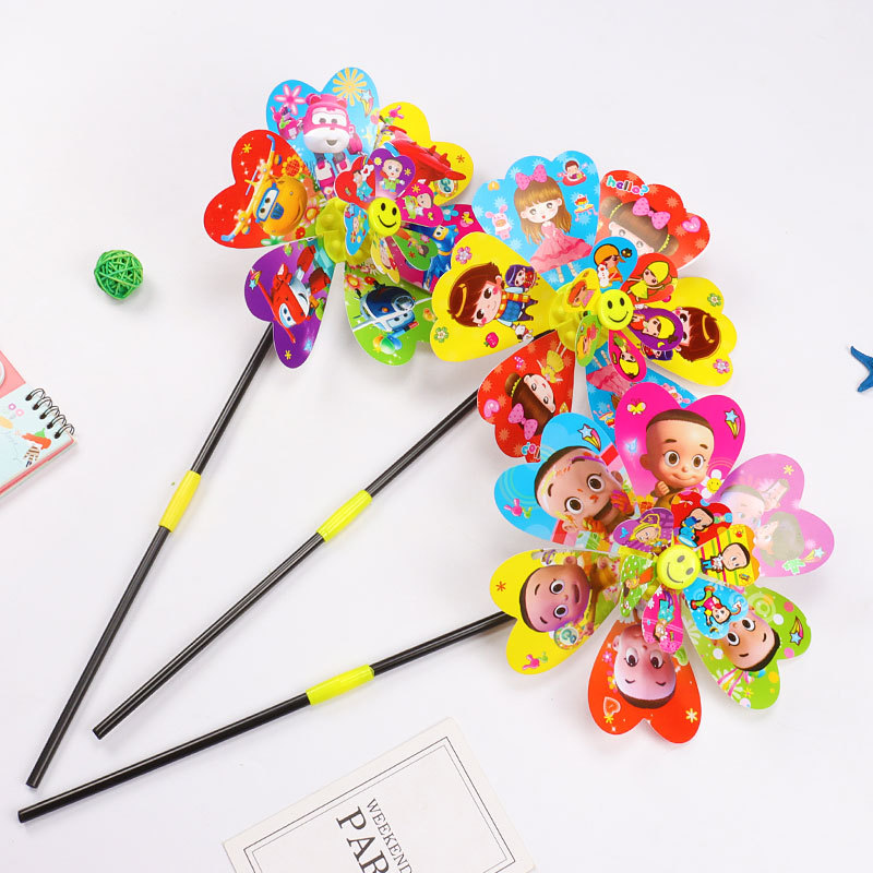 Windmills Children's toy cartoon color windmill