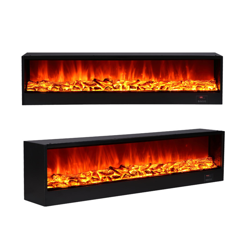 3D Kamin Guss Cepillo Met lico Para Cristal Templado Chimenea