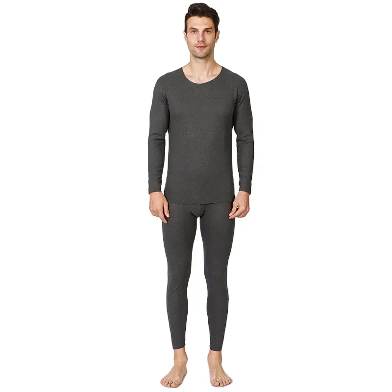New Cationic Autumn And Winter Men's Wool Thermal Underwear Set Constant Temperature Men's Thermal Underwear Set