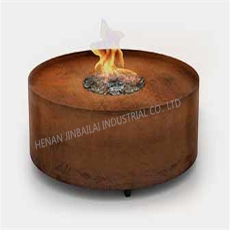 Жареная corten стальная готовка барбекю огненная яма открытый газовый кортовый стальной гриль