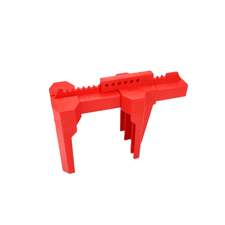 Industrial Adjustable Safety Gate Ball Valve Lockout Red Locks out Devices with Locking Handle