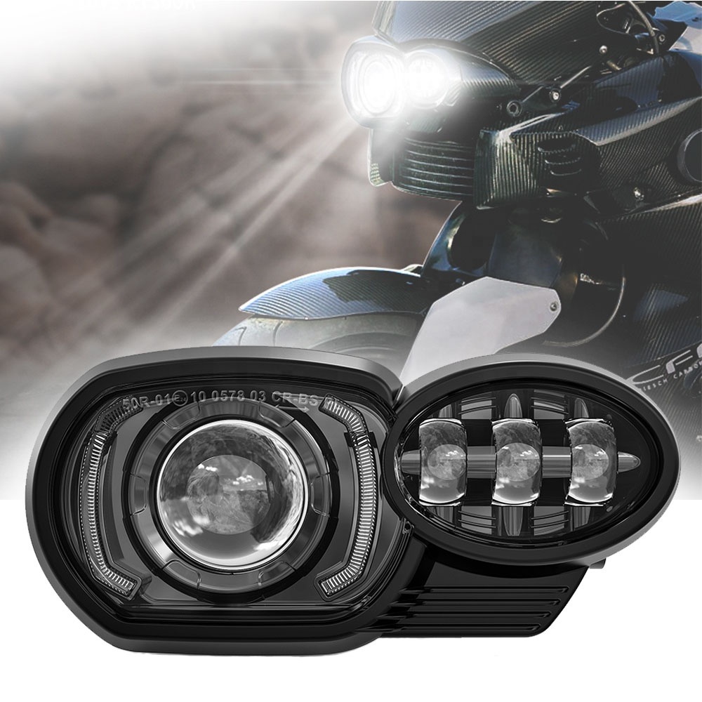 For BMW K1200R Headlights E-Mark approved led headlights for BMW Motorrad 2005-2009 K1200R 2010-2013 K1300R Headlights