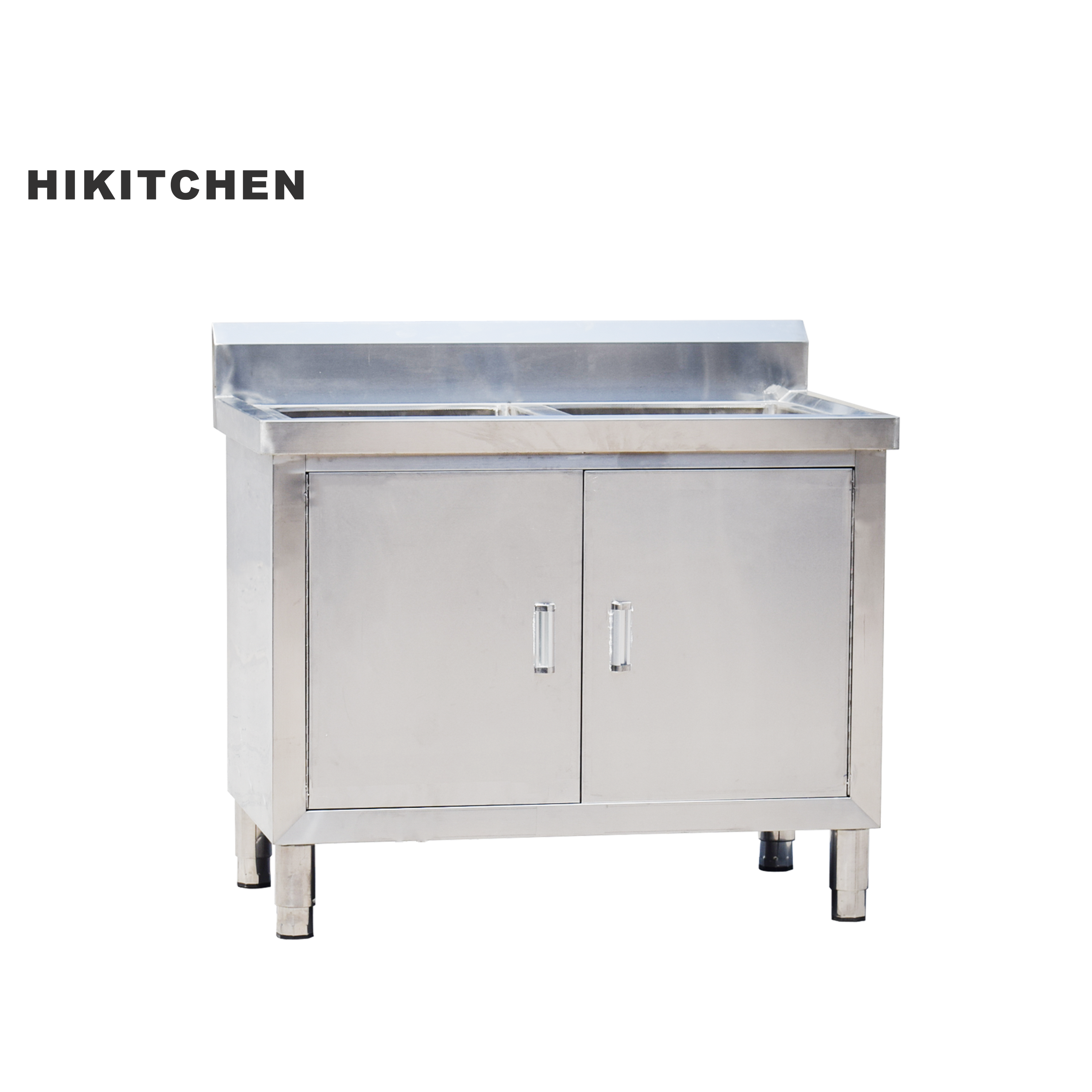 Китайский поставщик Hikitchen, портативная раковина из нержавеющей стали, одинарная/двойная/Тройная, для мытья рук, низкая цена