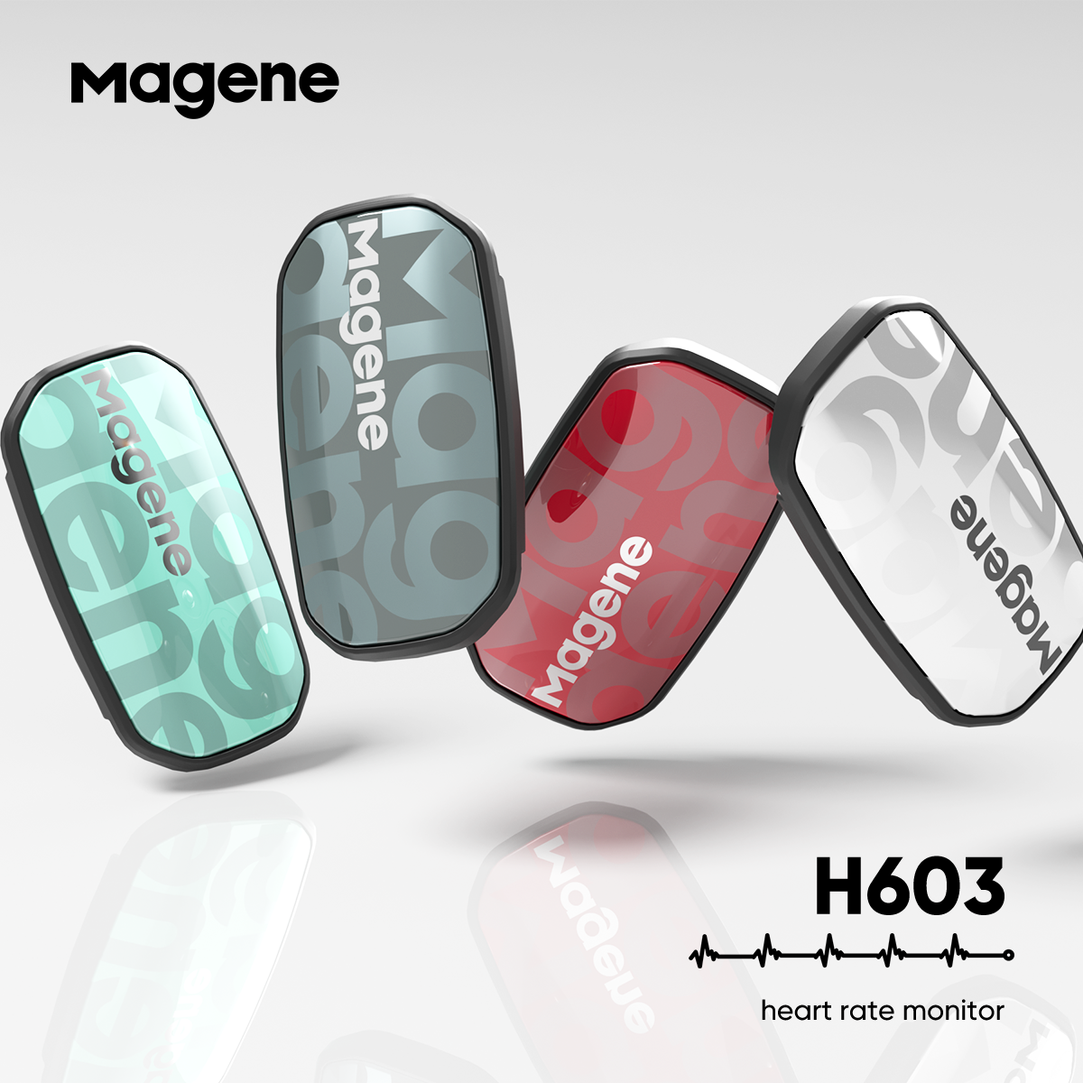 Magene H603 sports Heart rate monitoring sensor for fitness bicycle computer bluetooth