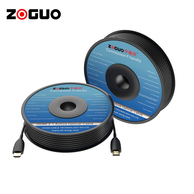 OEM Product AOC HDMI Ultra High Speed 4K@60Hz HDMI Cable 2.0 Optical Fiber Cable Outdoor