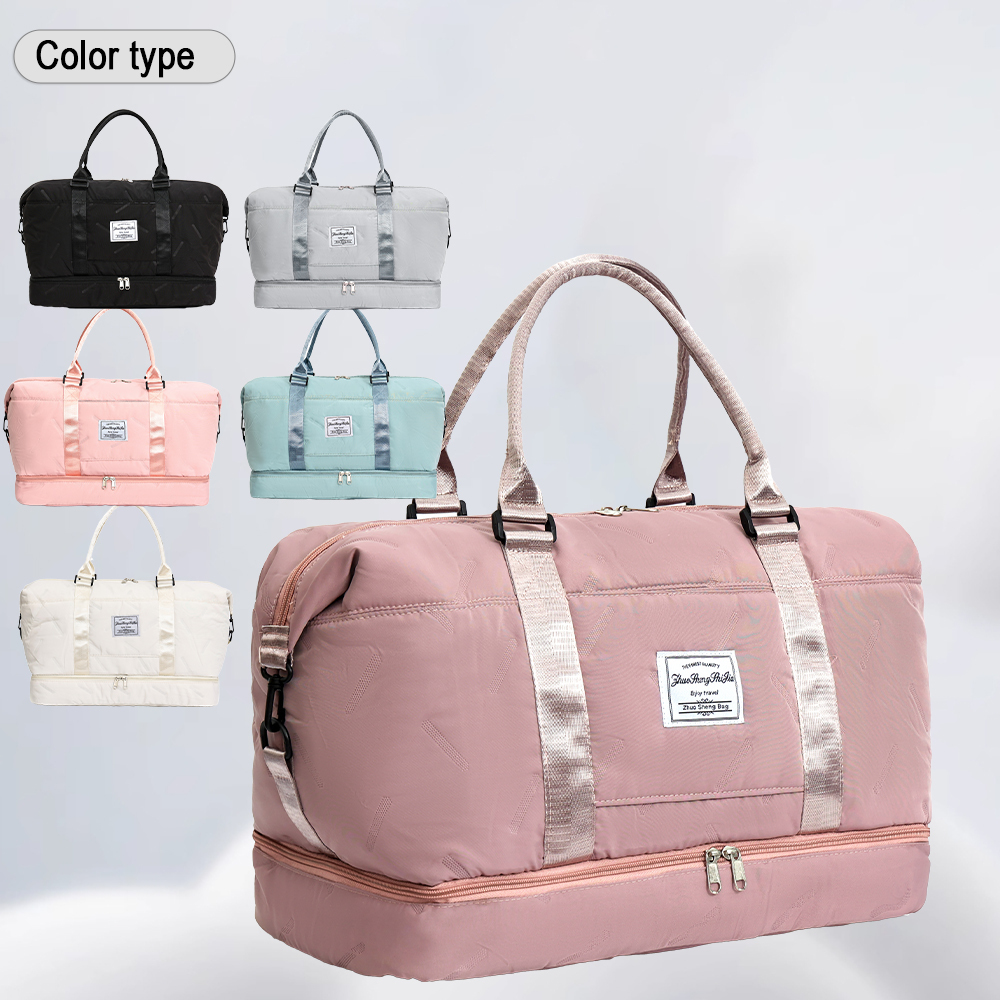 Custom Leather Travelling Bag for Men 2024 High-Quality Luggage Set with Waterproof Travel Cosmetic Bag for Women