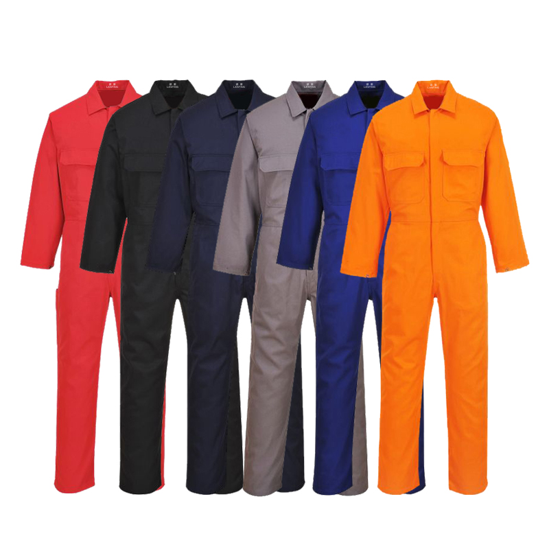 Manufacturer TC dungaree coverall mechanical engineering uniform boilersuit industrial fatigue dress