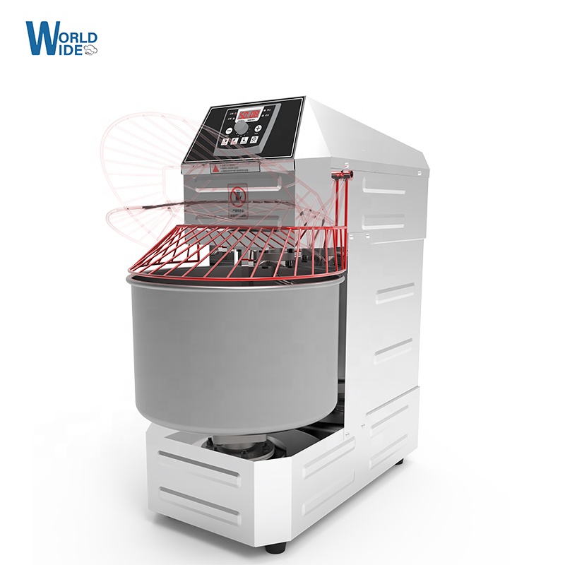 commercial pizza bread dough mixer 30L dough mixer peanut butter spiral mixer for sale