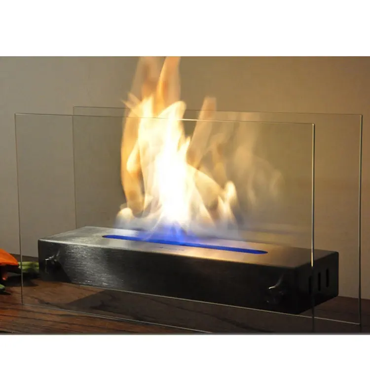 Chinese brand modern design indoor end table fireplace with bioethanol burner