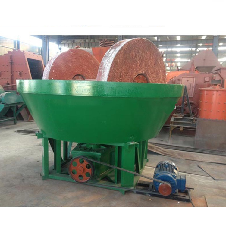 China mining gold wet pan mill for ore benefication