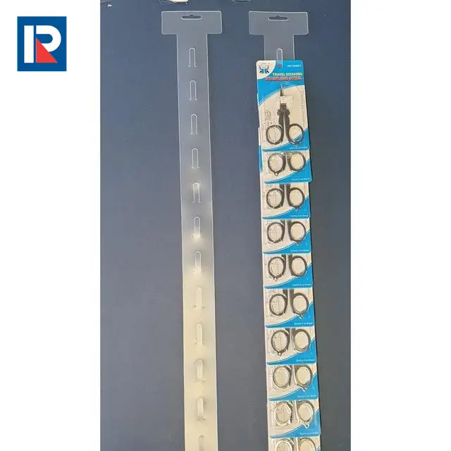 Premium Eco-friendly Hanging Plastic Retail Display Clip Strip