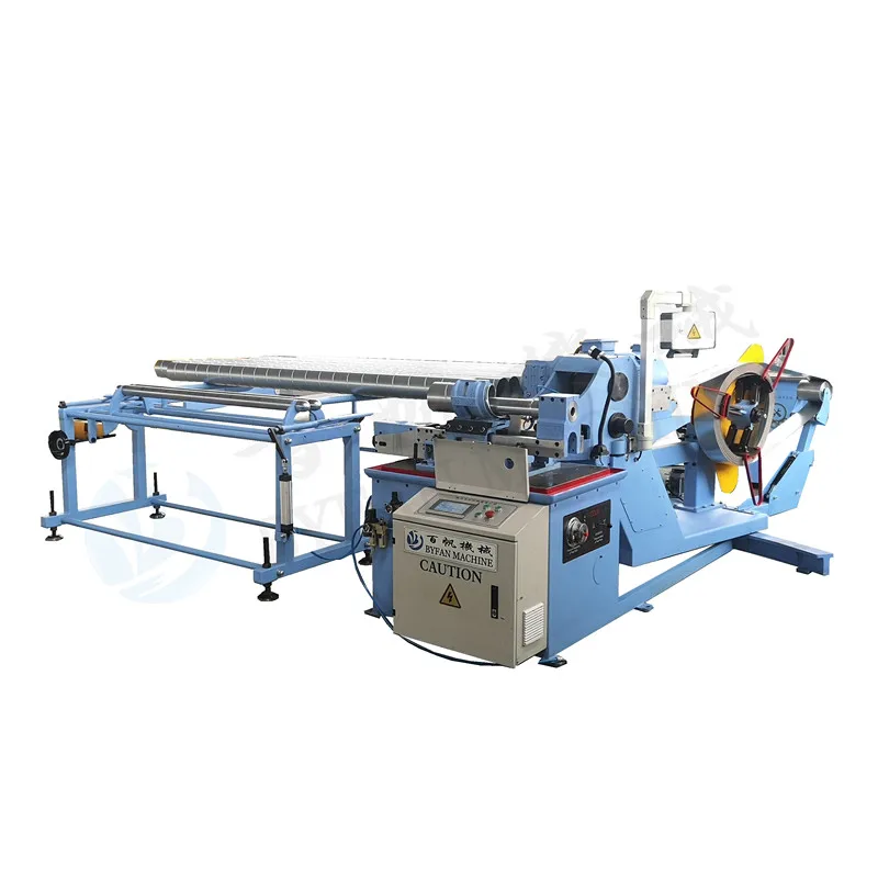 HVAC duct spiral flexible aluminum making manufacture machine