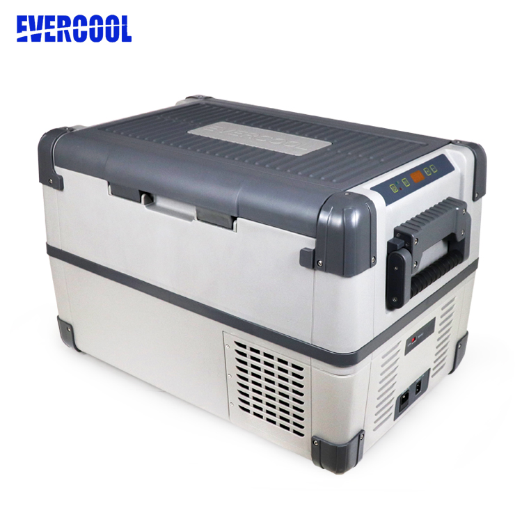 Портативный автомобильный мини-холодильник EVERCOOL, компрессорная система на 40 л, 12 В/24 В постоянного тока, морозильник, холодильник для путешествий, пикника, кемпинга