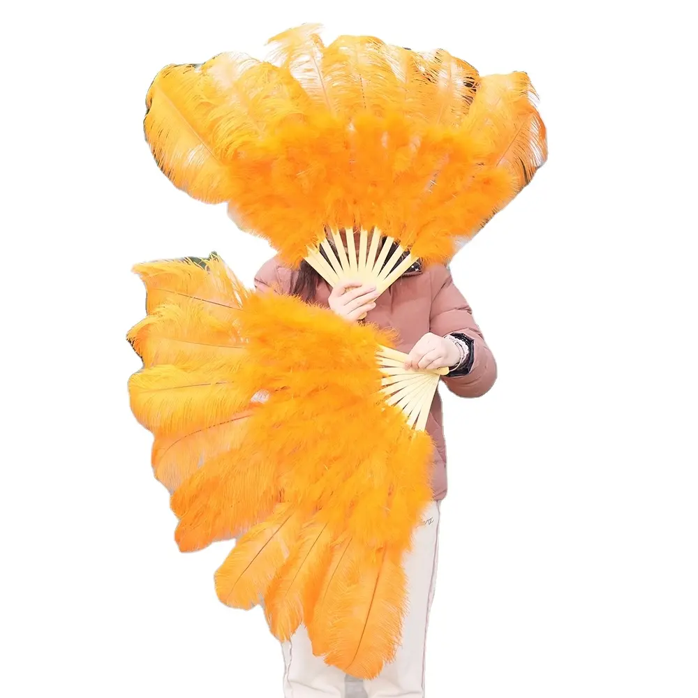 Decoration Dancing Ostrich Feather Fan LO224