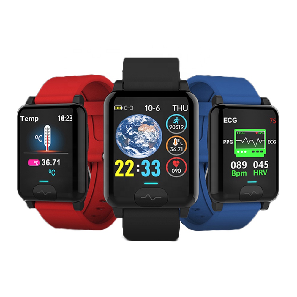 Ip68 Waterproof Smartwatch Bracelet Iwo ECG+ PPG AI Medical Diagnosis Body Temperature Control Smart Watch