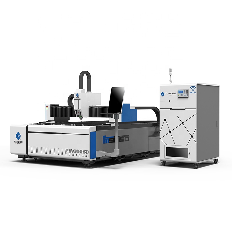 2021 TianChen FM3015D 1000 Вт 2000 Вт 3000 Вт 4 кВт станок для лазерной резки стальных алюминиевых листовых металлических волокон