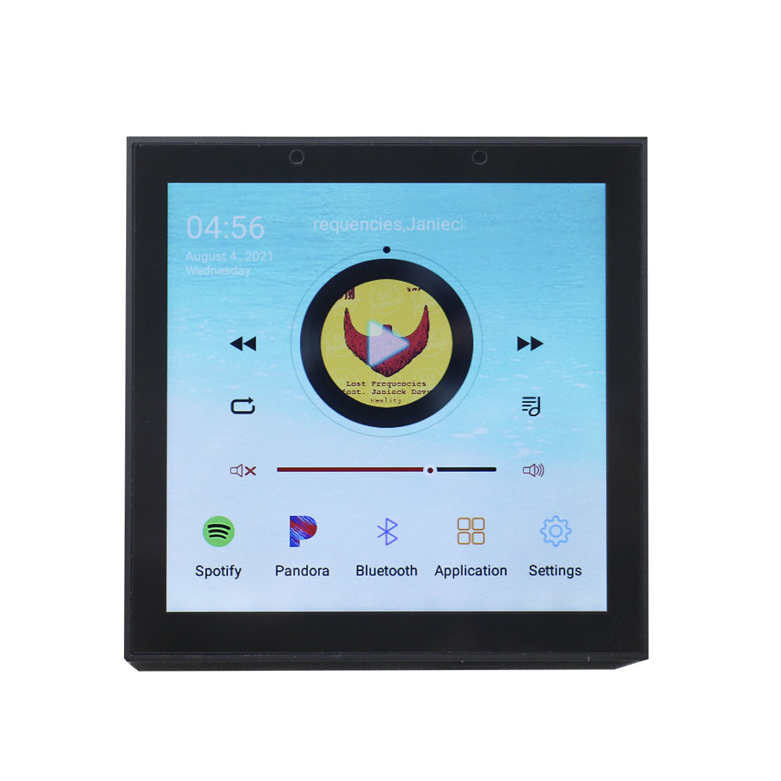 2-канальный настенный Bluetooth-усилитель с Android/Tuya для многофункциональной домашней аудиосистемы 2*25 Вт