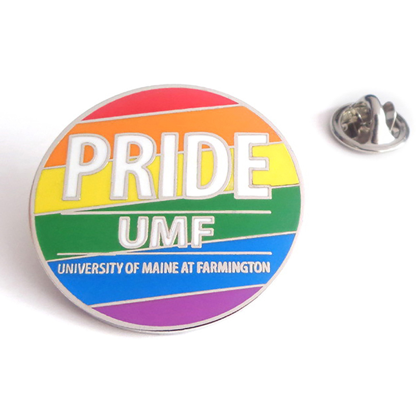 Рекламная печать нагрудные штыри знак круглый металлический эмаль Pin