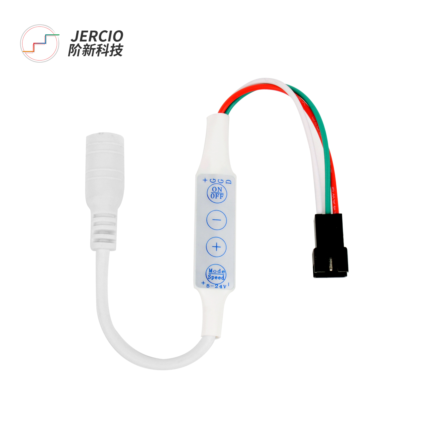 Модный контроллер светодиодной ленты Jercio XT-4keys ws2812b ws2811 sk6812, светодиодный контроллер