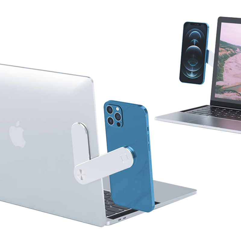 Magnetic folding Mobile phone stand universal multi-screen adjustment stand laptop side mount connected tablet holders