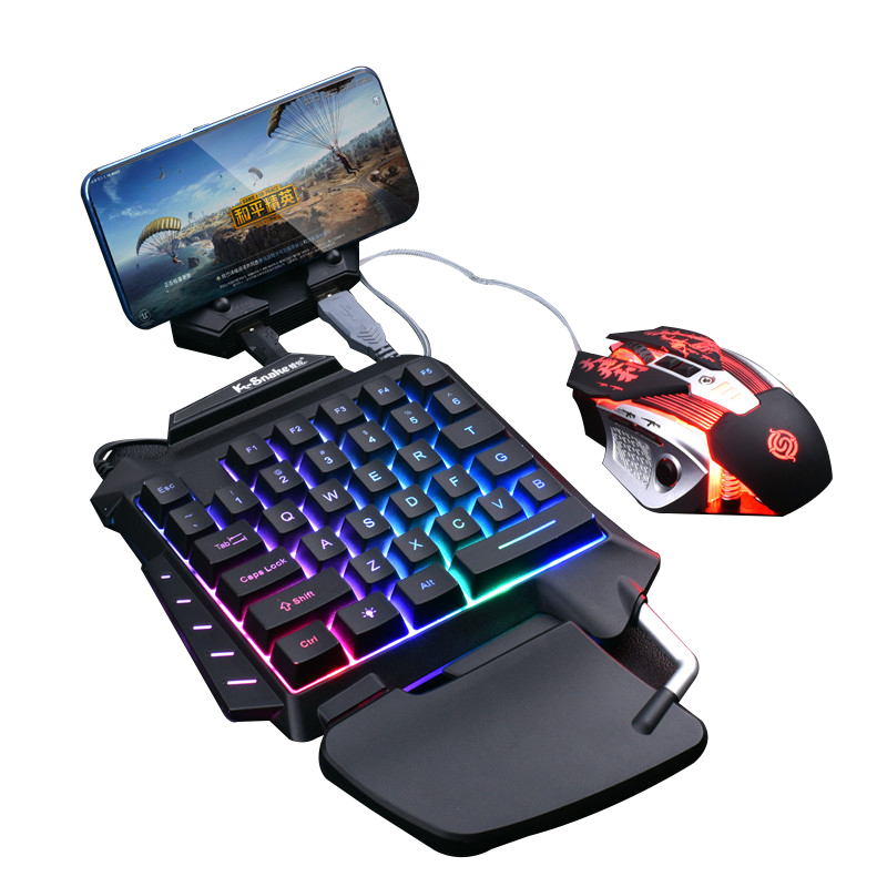 Лучший выбор Amazon, удобная Механическая игровая клавиатура G92 для одной руки
