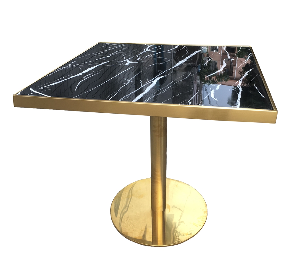 Light luxury reception negotiation marble countertop dining table outdoor commercial modern coffee table