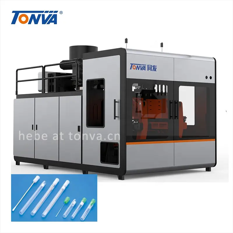 Blow Molding Machine Manufacturers TONVA Plastic Swab Test Tube Making Extrusiom Blow Molding Machine With High Production