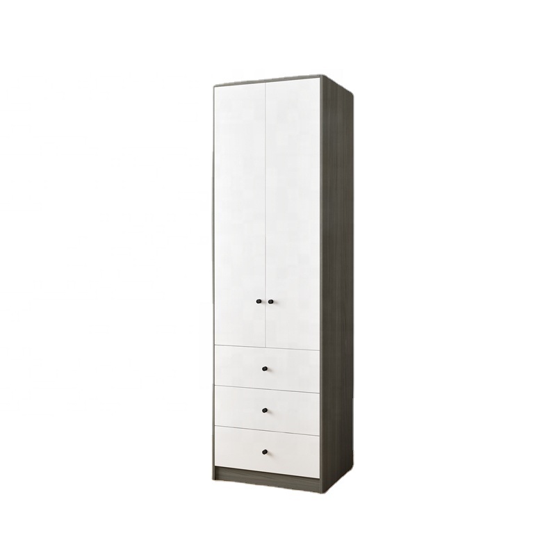 2021 Cheap Modern Bedroom Wardrobes European Style Wood Wardrobe Furniture with drawers