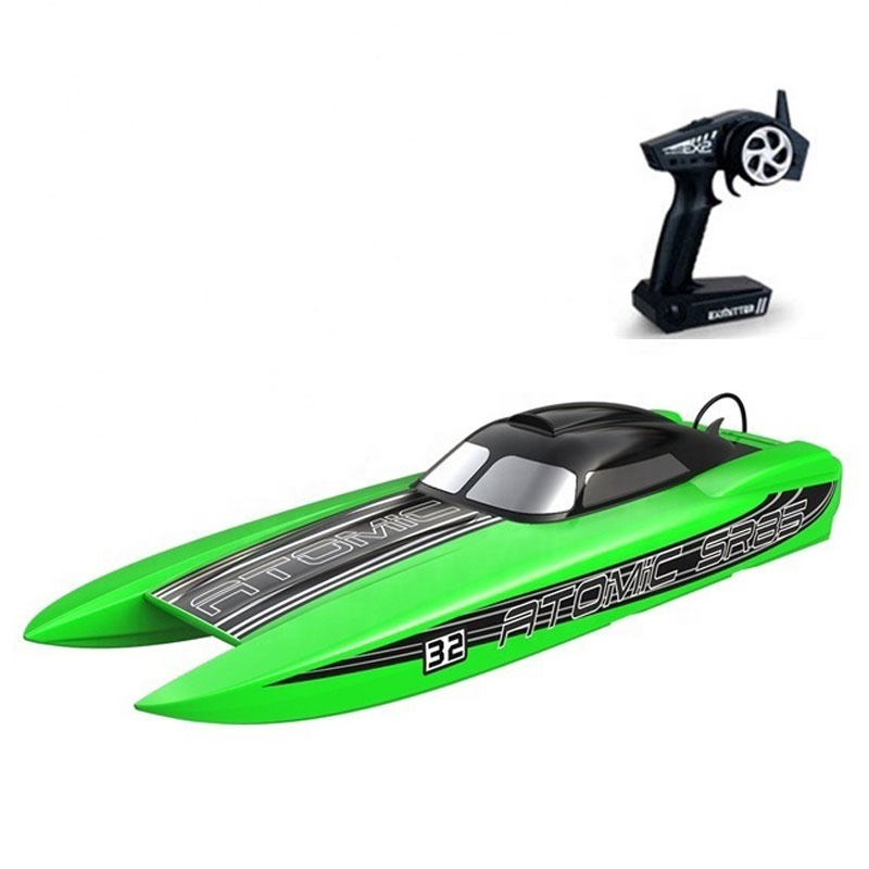 2021 new arrival rc boats for sale plastic remote radio control speed toy kids electric racing ship with ATOMIC SR85 ARTR 80KM/H