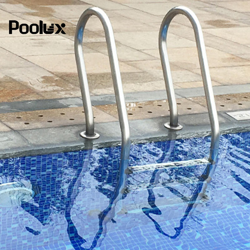 Poolux Двойная толщина, лестница для бассейна из нержавеющей стали, бассейн