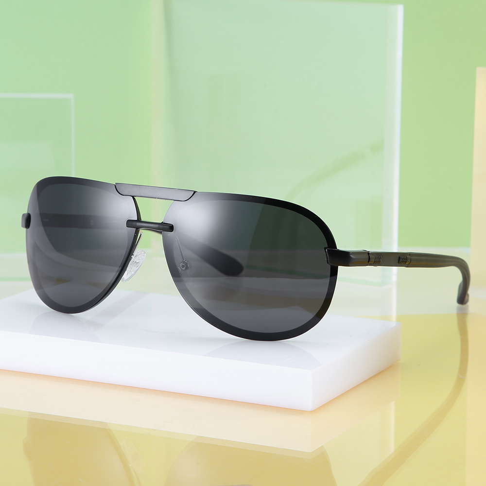 Jheyewear Cuntom модные фотохромные мужские поляризованные солнцезащитные очки из алюминиево-магниевого сплава солнцезащитные очки дневного и ночного видения