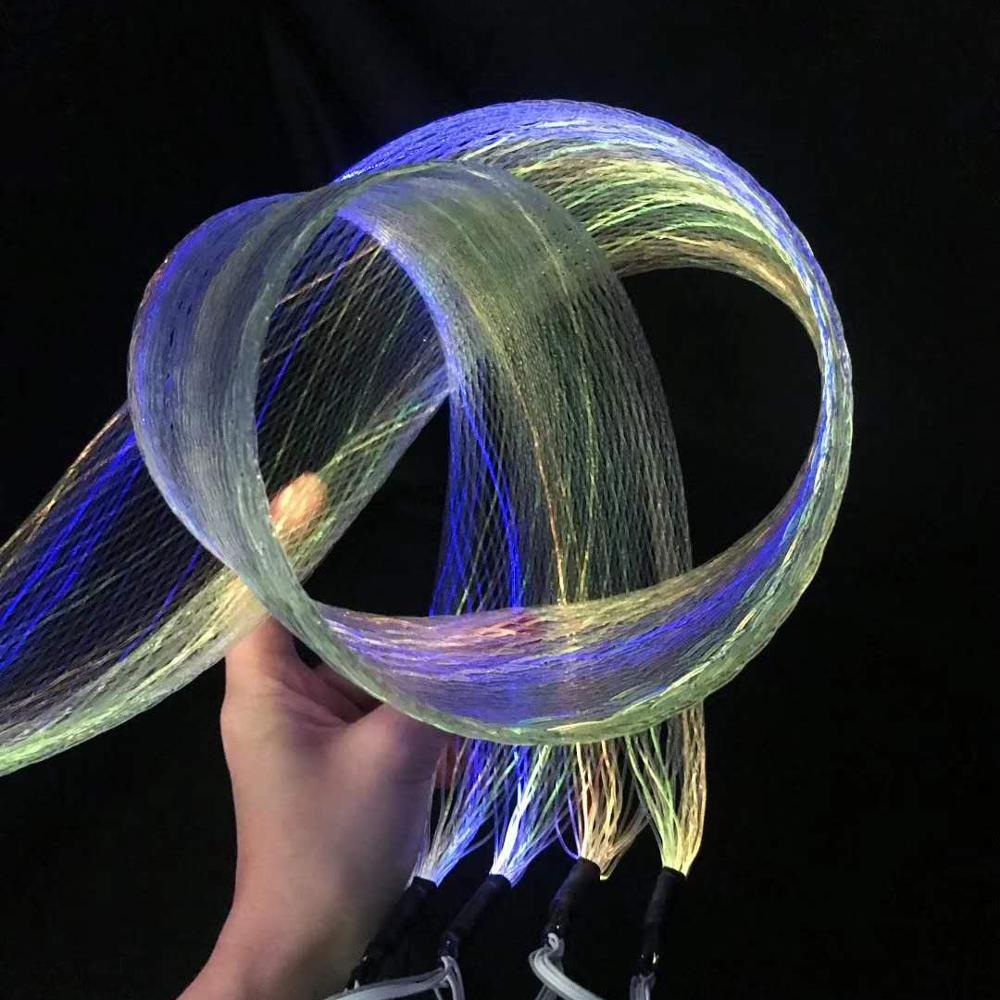 Рождество led rgb сетка свет открытый красочный декоративный водонепроницаемый холодный свет волоконно-оптическая сетка свет
