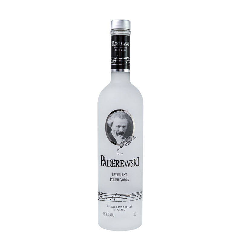 Premium Paderewski vodka 700ml expensive appearance alcohol spirits custom bottle
