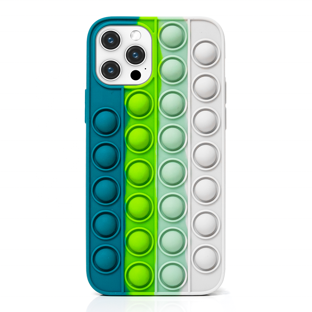 Чехол для телефона Fidget Toys Pop It для Iphone 11/12 Pro Max силиконовый чехол для мобильного телефона