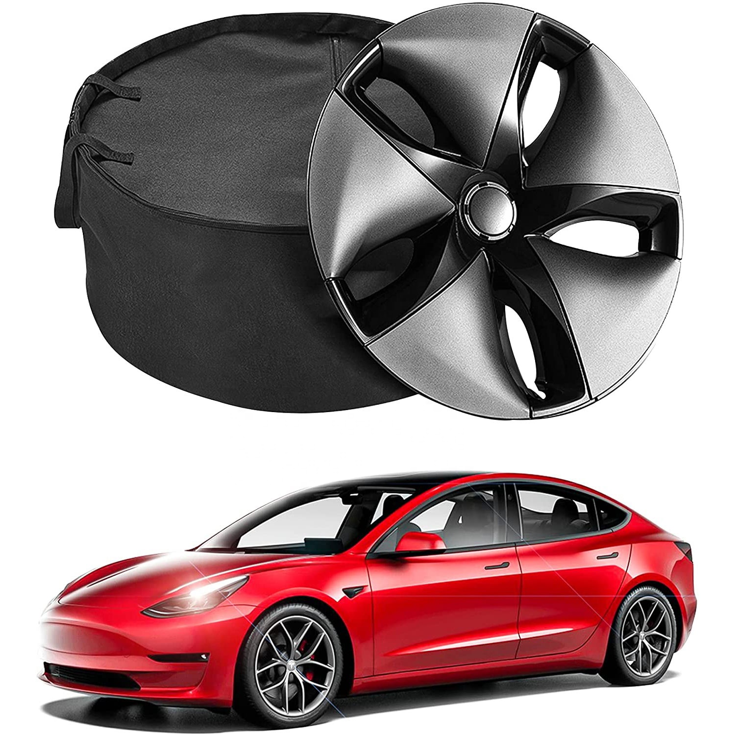 Durable Wheel Hub Cover Bag For Tesla Model 3