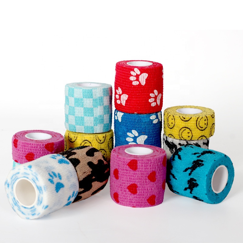 Veterinary bitter adhesive elastic bandage