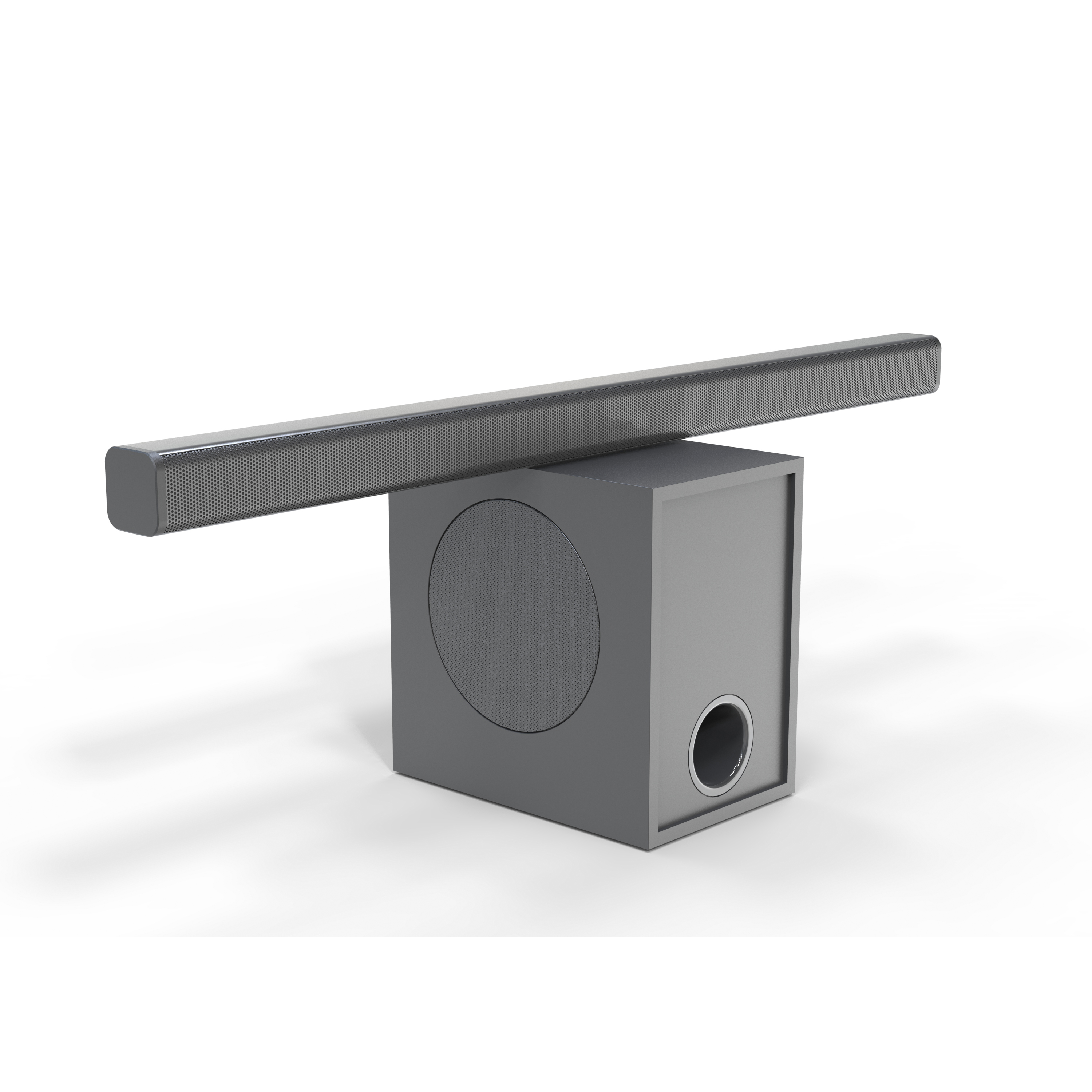 Портативная беспроводная Bluetooth Звуковая Панель, одиночная 3D объемная звуковая панель для телевизора с сабвуфером