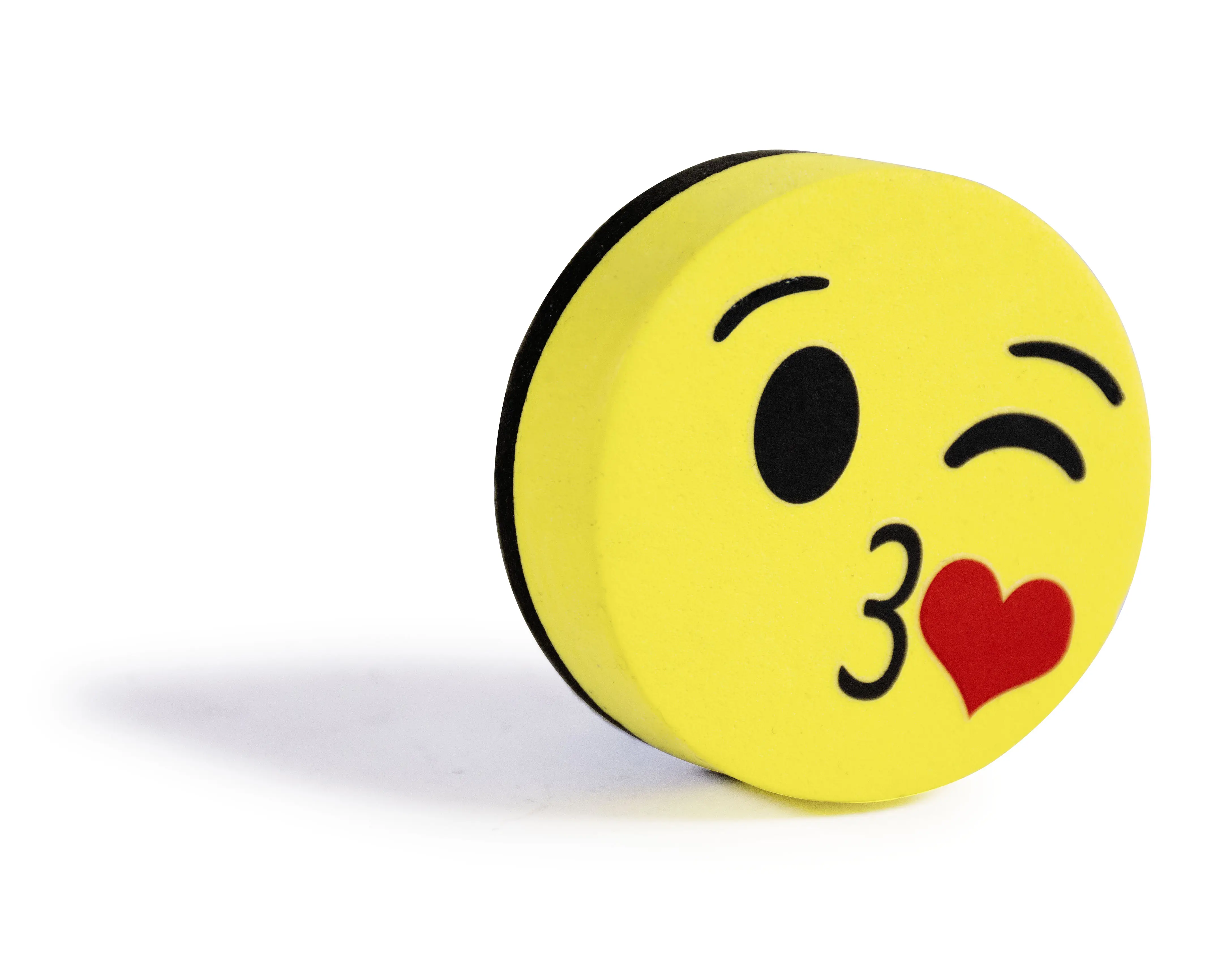 Cute and funny emoticons Magnetic eraser for whiting board