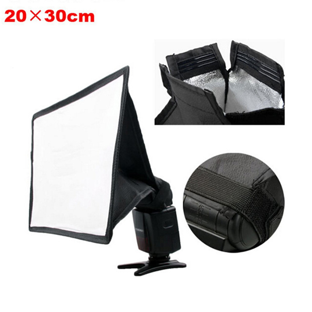 20 x 30 Foldable Flash Diffuser Softbox For speedlite YongNuo:YN-460II/YN-465/YN-467/YN-560/YN-560II/YN-468/YN-565EX