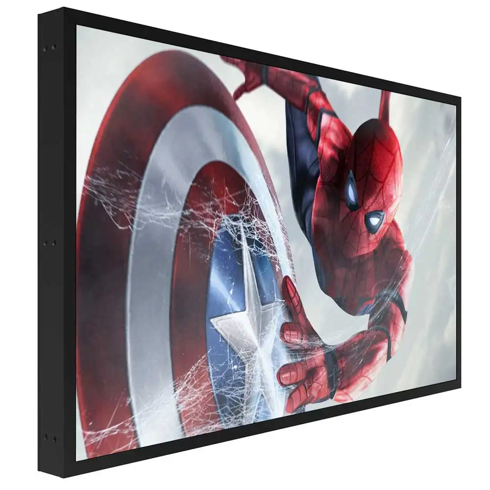 Outdoor 1500 2500nits window panel display monitor advertising high brightness lcd screen