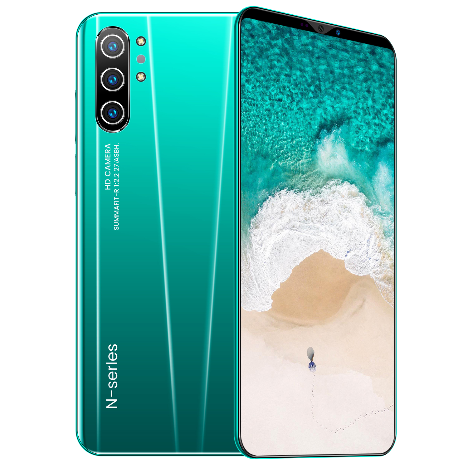 Мобильный телефон Note10 + 4 + 64 ГБ Android 9,1 распознавание лица разблокированный 5,8 дюймовый смартфон