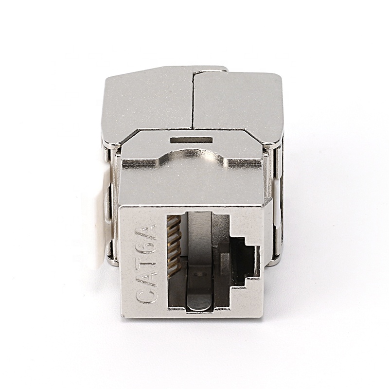 Cat6 Cat6a FTP RJ45 Keystone цинковый сплав Tooless Jack Socket Module FTP STP 8P8C Keystone Jack