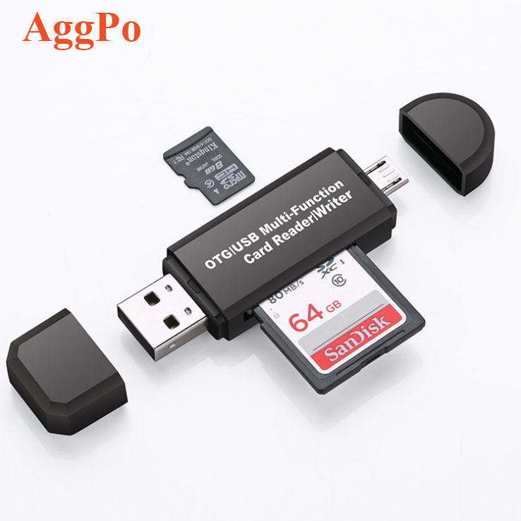 USB C устройство для чтения карт памяти, адаптер USB 3,0, поддержка TF, SD для Mac, Windows, Linux, телефона, ПК, ноутбука