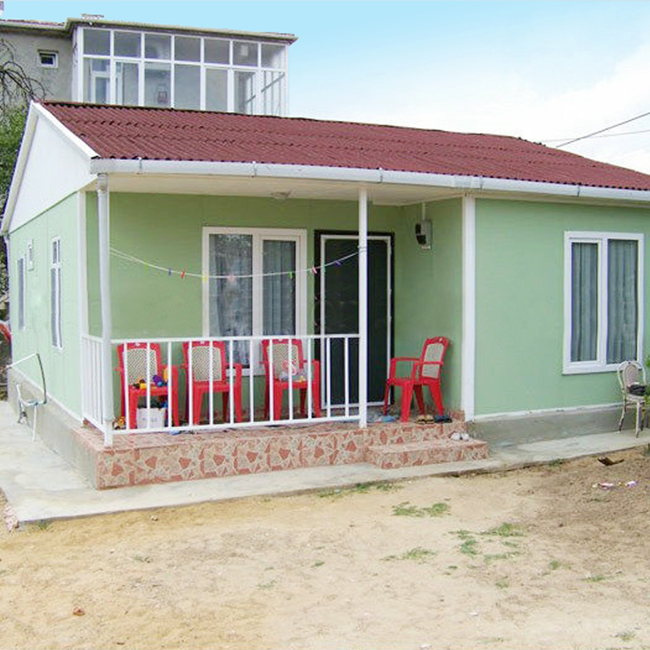 High Quality Prefabricated Home Guangzhou Small Homes Luxury Pvc Summer Garden Beach 2 Story Prefab Houses
