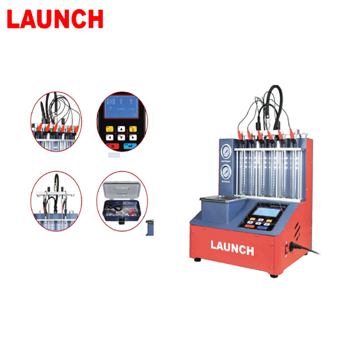 Ультразвуковой очиститель и тестер топливного инжектора Launch CNC801 GDI, совместимый с универсальными инжекторами GDI и Benz
