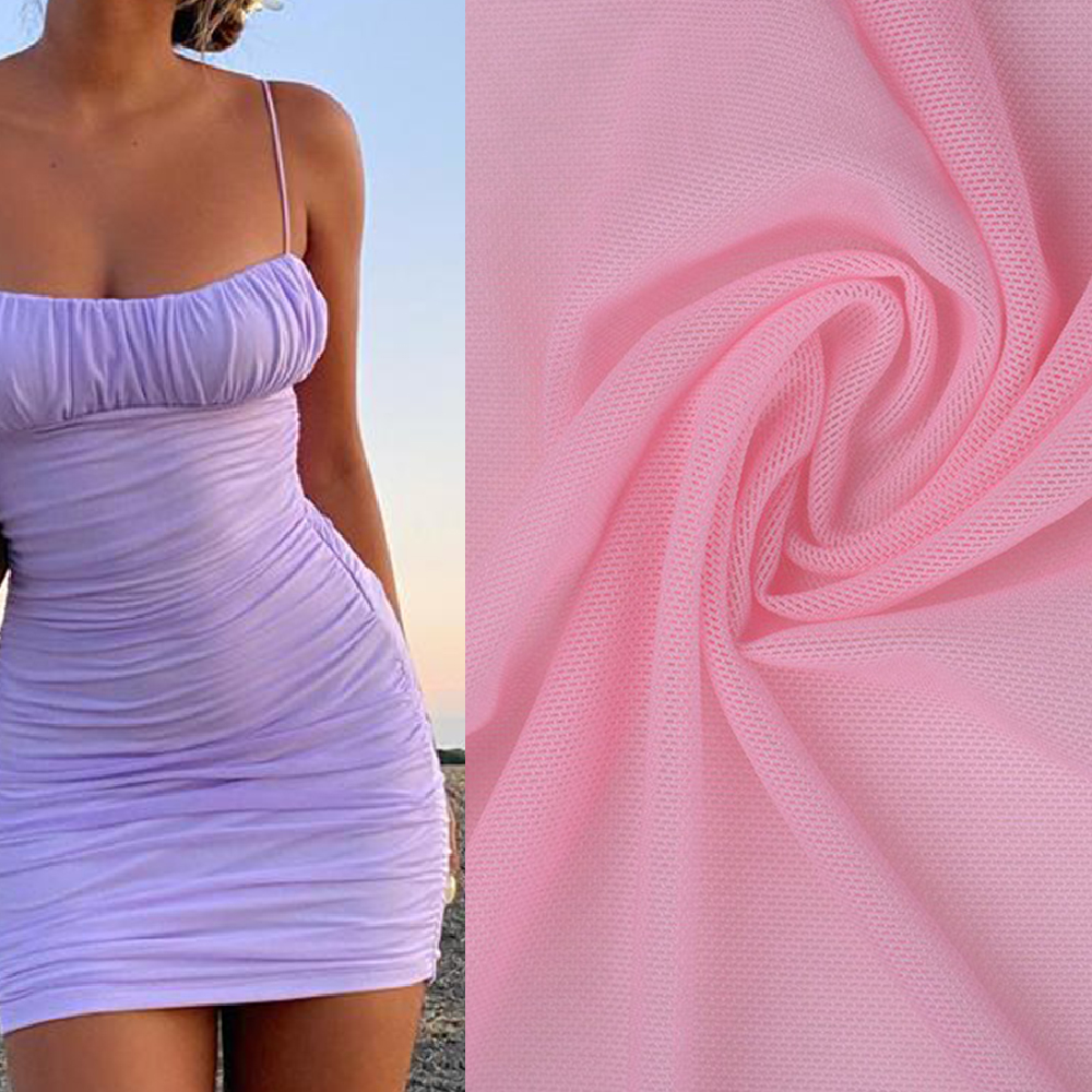 High stretched soft mesh fabric mesh dress tulle fabric for clothing mesh
